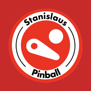 Stanislaus Pinball Logo Red T-Shirt