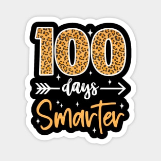 Leopard 100Th Day Of School Teacher Kids 100 Days Smarter Magnet