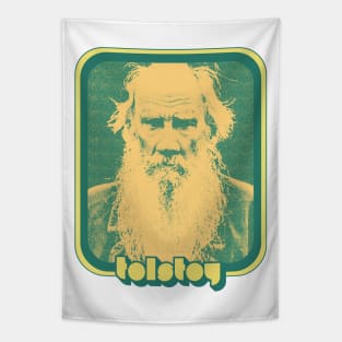 Leo Tolstoy // Retro Aesthetic Fan Art Tapestry