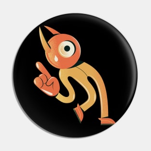 Shy Devil Cyclops Pin