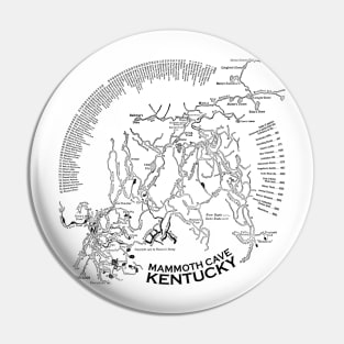 Mammoth Cave Kentucky Map 1907 Pin