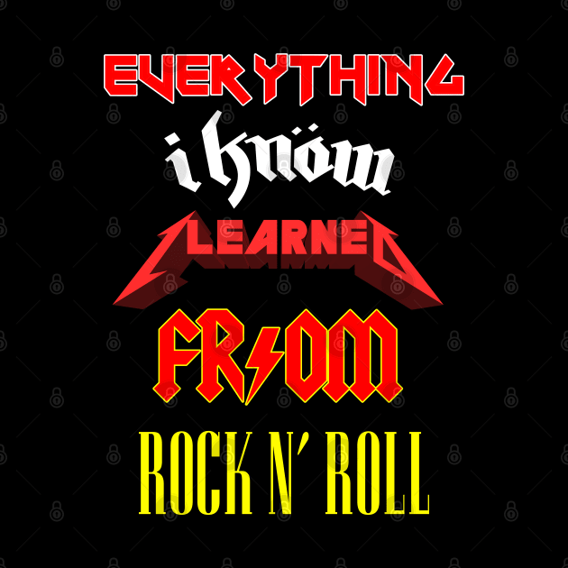 Taught by Rock N Roll by drewbacca