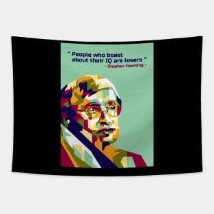 Stephen Hawking and his quotes in WPAP Tapestry