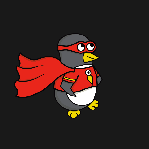 Superhero Penguin by penguinsam
