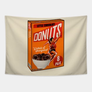 Little Chocolate Donuts Cereal Tapestry