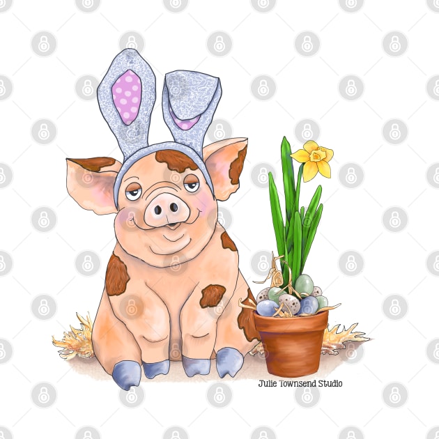 Purdy the Spring Pig by Julie Townsend Studio