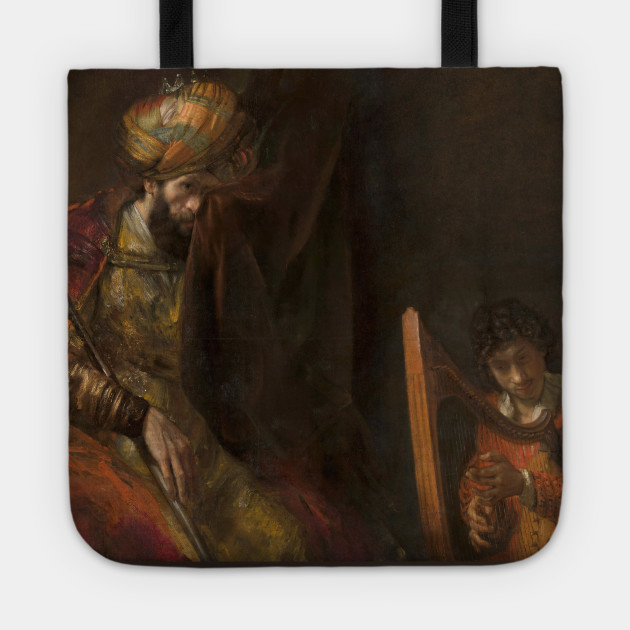Saul And David Rembrandt King Tote Teepublic