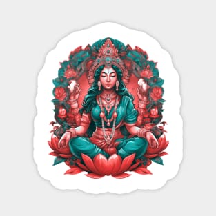 Divine Blessings: Lakshmi, the Goddess of Wealth Magnet