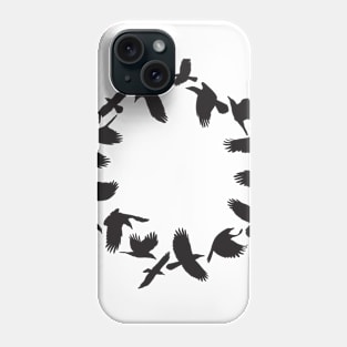 Circle of birds Phone Case