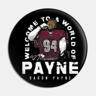 Daron Payne Washington World Of Payne Pin