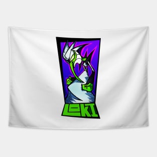 Loki Lowbrow Sinister Pumped Up Tapestry