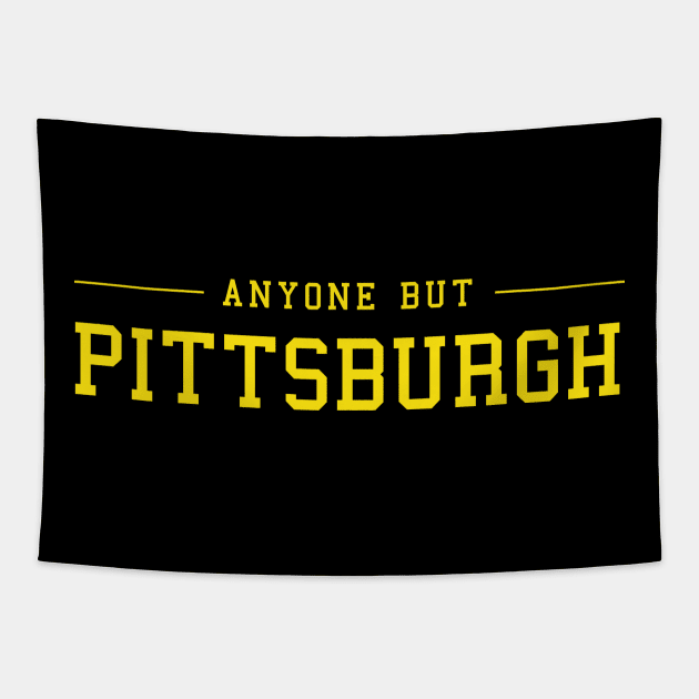 Anyone But Pittsburgh Tapestry by NerdGamePlus