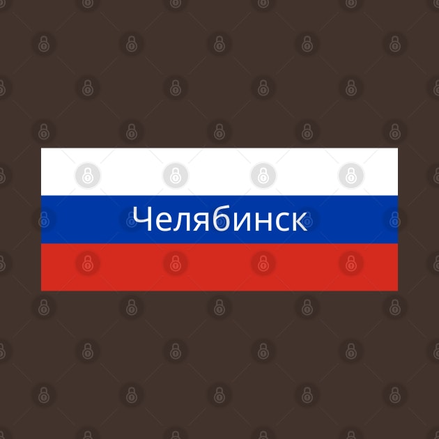 Chelyabinsk City in Russian Flag by aybe7elf