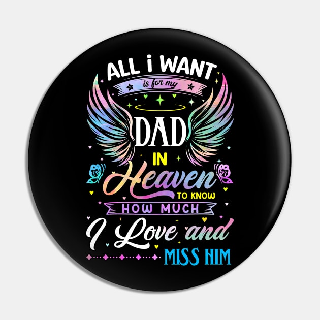 I Love and Miss Him Memorial Dad Pin by Zaaa Amut Amut Indonesia Zaaaa