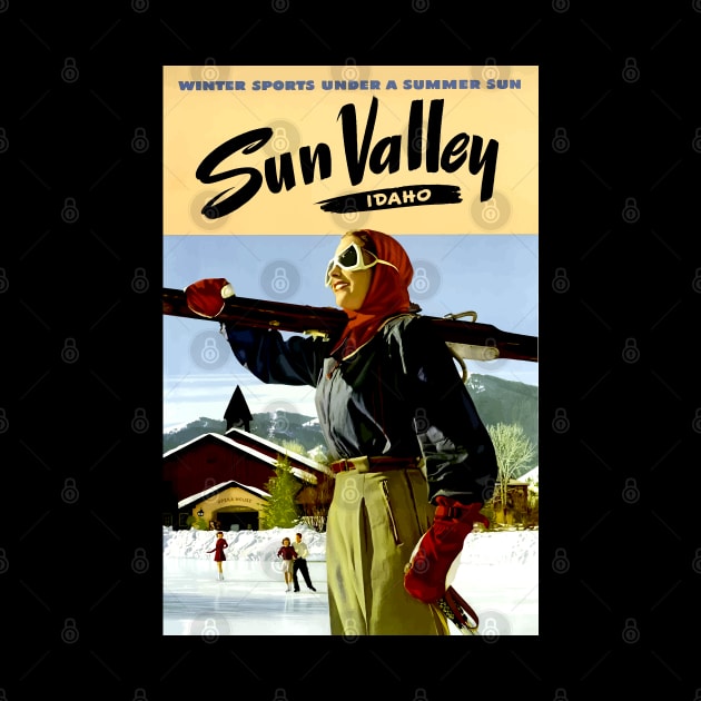 Sun Valley Idaho - Vintage Travel by Culturio