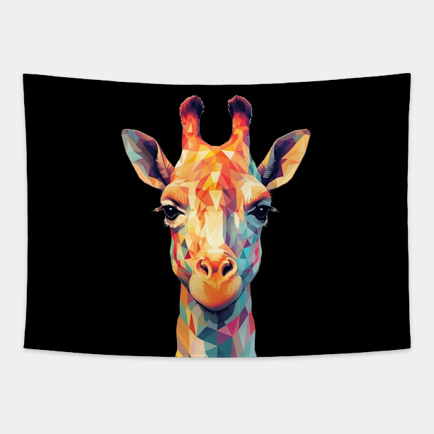 Giraffe: Abstract Elegance Tapestry by Klimek Prints