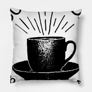 a coffee a day keeps the grumpy away Pillow