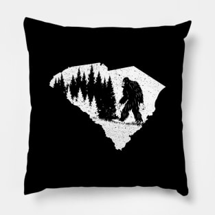 Bigfoot South Carolina State Pillow