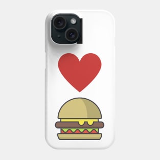 I Love Burgers Phone Case