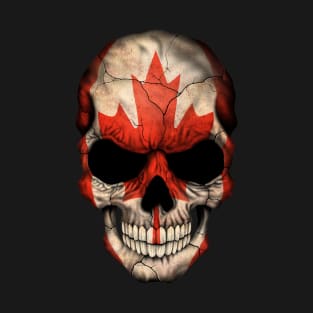 Canadian Flag Skull T-Shirt