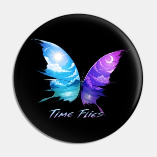 Time Flies Away Pin