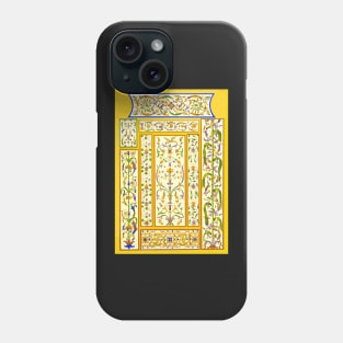 1856 Italian Print, Grammar of Ornament Phone Case