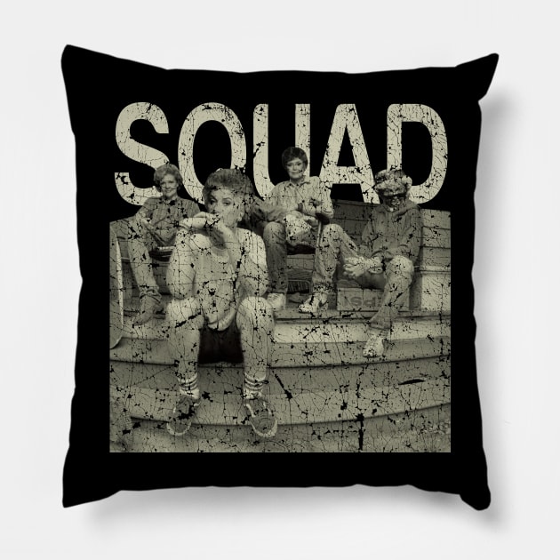 SQUAD THE BEST Pillow by DESIPRAMUKA