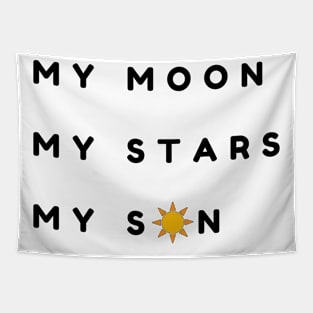 My Moon My Stars My Son- Mom and Son Tapestry