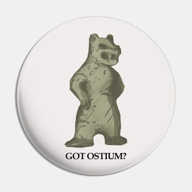 Le Bear Polar Pin by The Ostium Network Merch Store