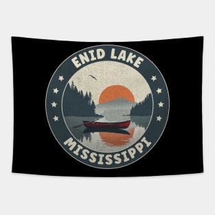 Enid Lake Mississippi Sunset Tapestry