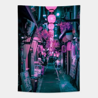 Jig Jig Street Cyberpunk Tapestry