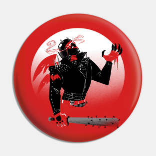 Asphalt The Biker Demon Pin