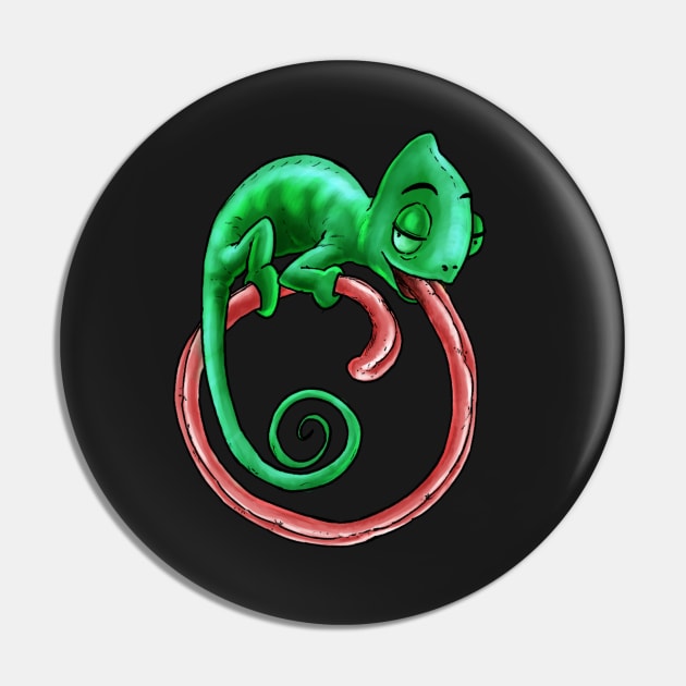 Infinite Chameleon Pin by Schink
