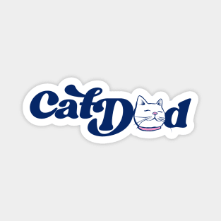 Cat Dad Magnet