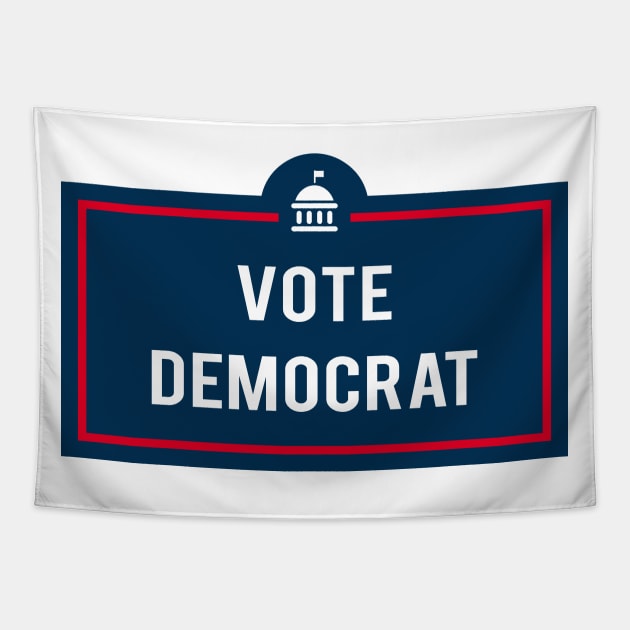 Vote Democrat Tapestry by powniels