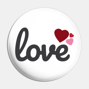 I Love Love Pin