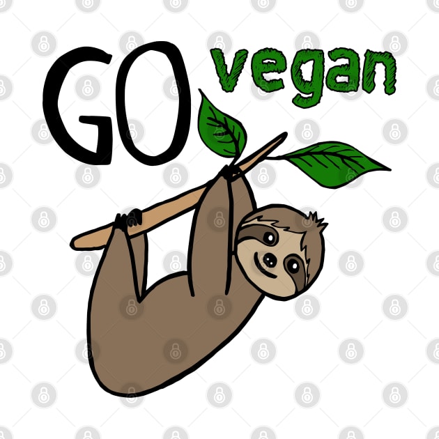 Vegan Sloth by julieerindesigns