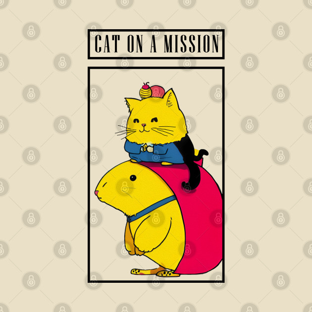 CAT ON A MISSION by Stavros Galiatsos