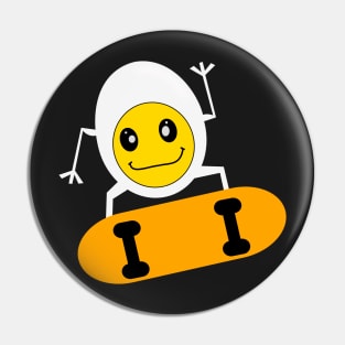 egg skateboard Pin