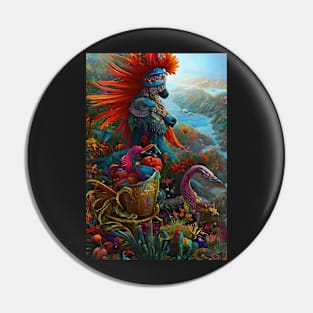 Chambala Waters of Paradise Surrealist painting like digital art of The Sea of Chaos Surrealist style Pin