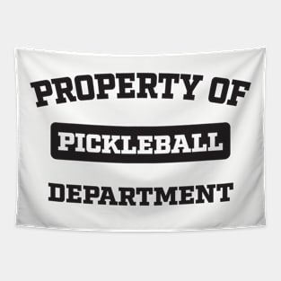 Property of Pickleball Department Tapestry