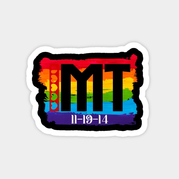 Montana Gay Marriage Magnet by Blood Moon Design