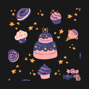 Cute Space Bakery Goods T-Shirt