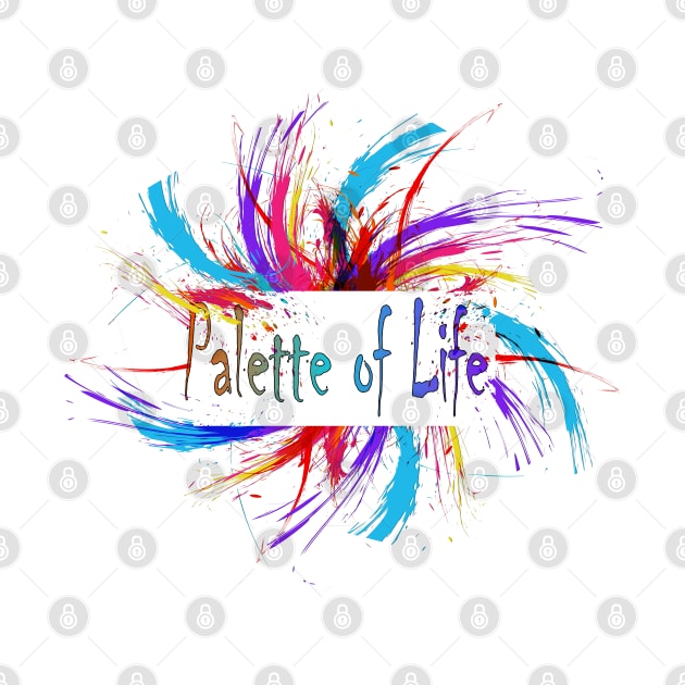 Palette of Life Colors Life rainbow by Mirak-store 