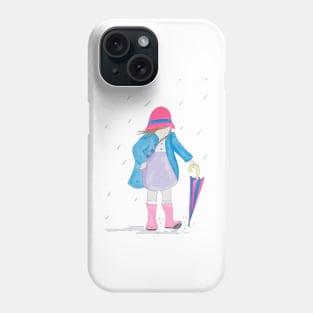 Playing in the Rain Phone Case