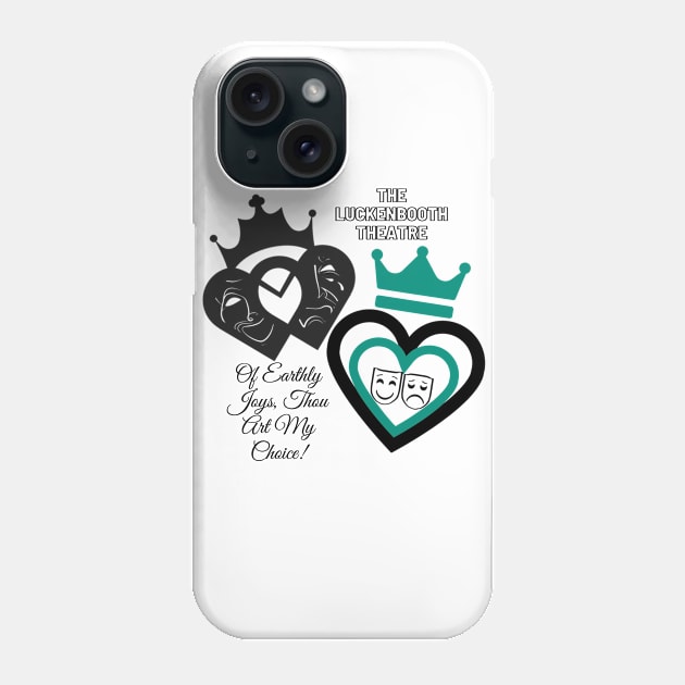 Luckenbooth Logo and Slogan Phone Case by luckenbooththeatre