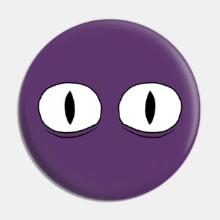 Cartoon Eyes - Surprised Face Pin