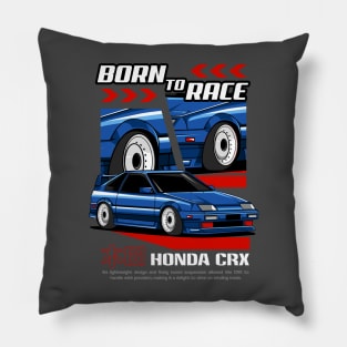 Retro CRX Design Pillow