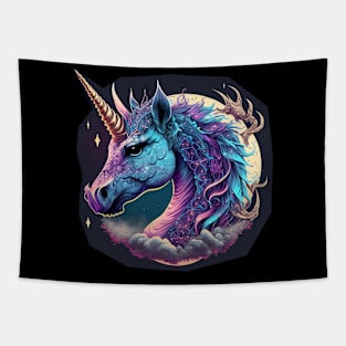 Spectral Unicorn Tapestry