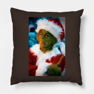 Grinch photo t-shirt Pillow